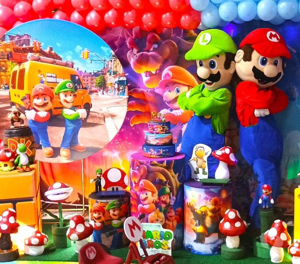 Serviços para eventos Sao Paulo SP Mooca - Fotos para Mario Bros e Luigi cover personagens vivos