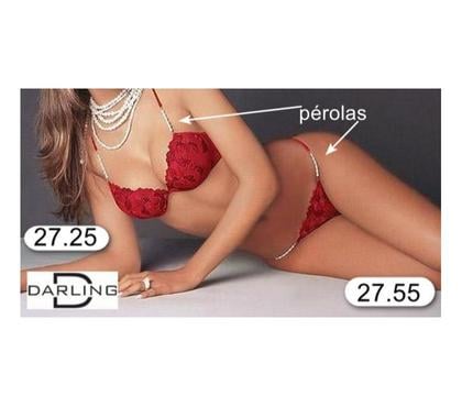 Roupas e Acessórios - Fotos para Conjunto- 27.25-Sutiã com enchimento com bordados + 27.55