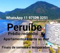 Peruíbe - prédio redondo - apartamentos frente ao mar