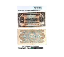 cédula Cinco pesos fuertes - Paraguay