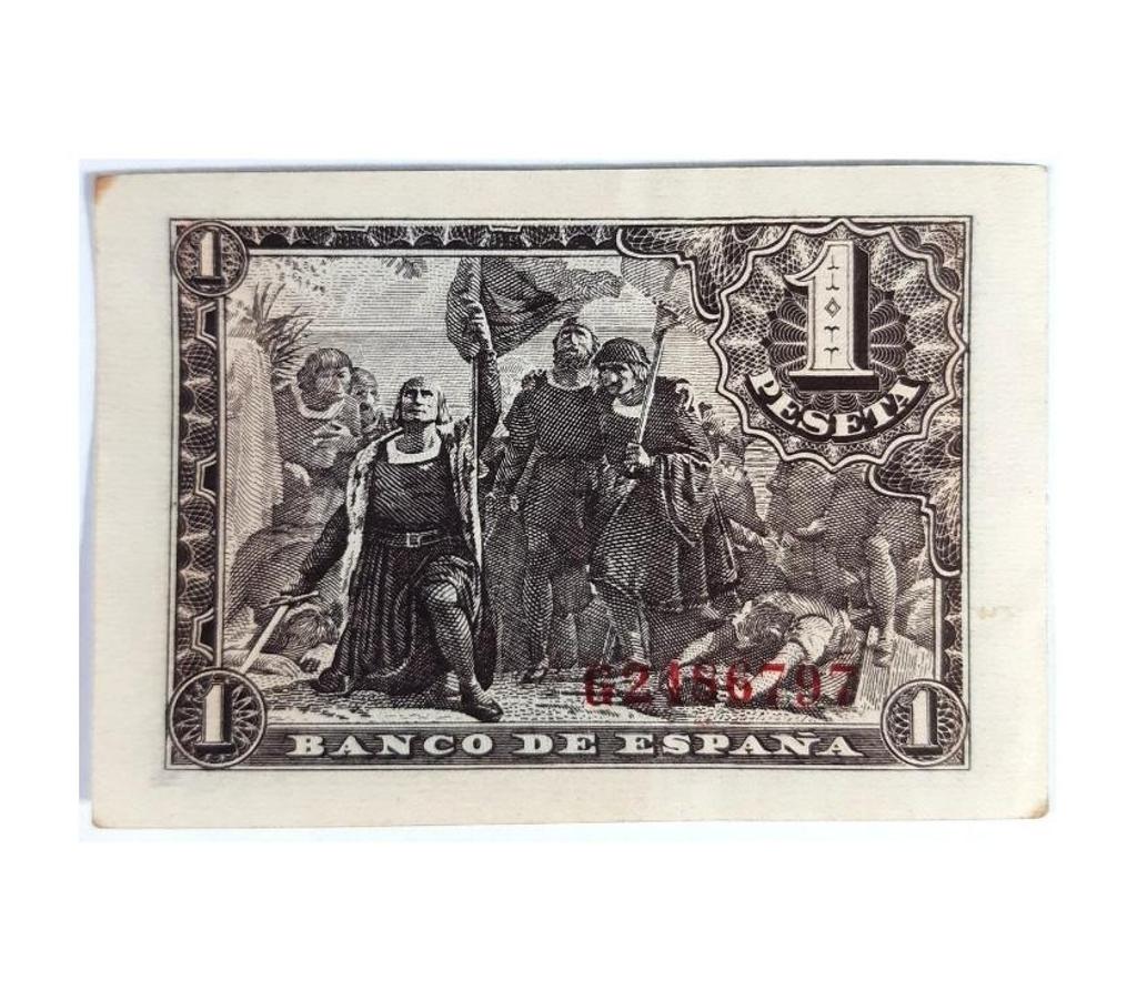 Colecionadores Nilopolis RJ - Fotos para Cédula Una Peseta - Espanha