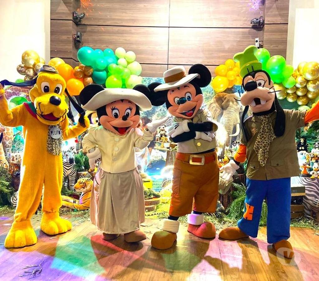Serviços para eventos Sao Paulo SP Itaquera - Fotos para Turma Mickey Safari cover personagens vivos Minnie