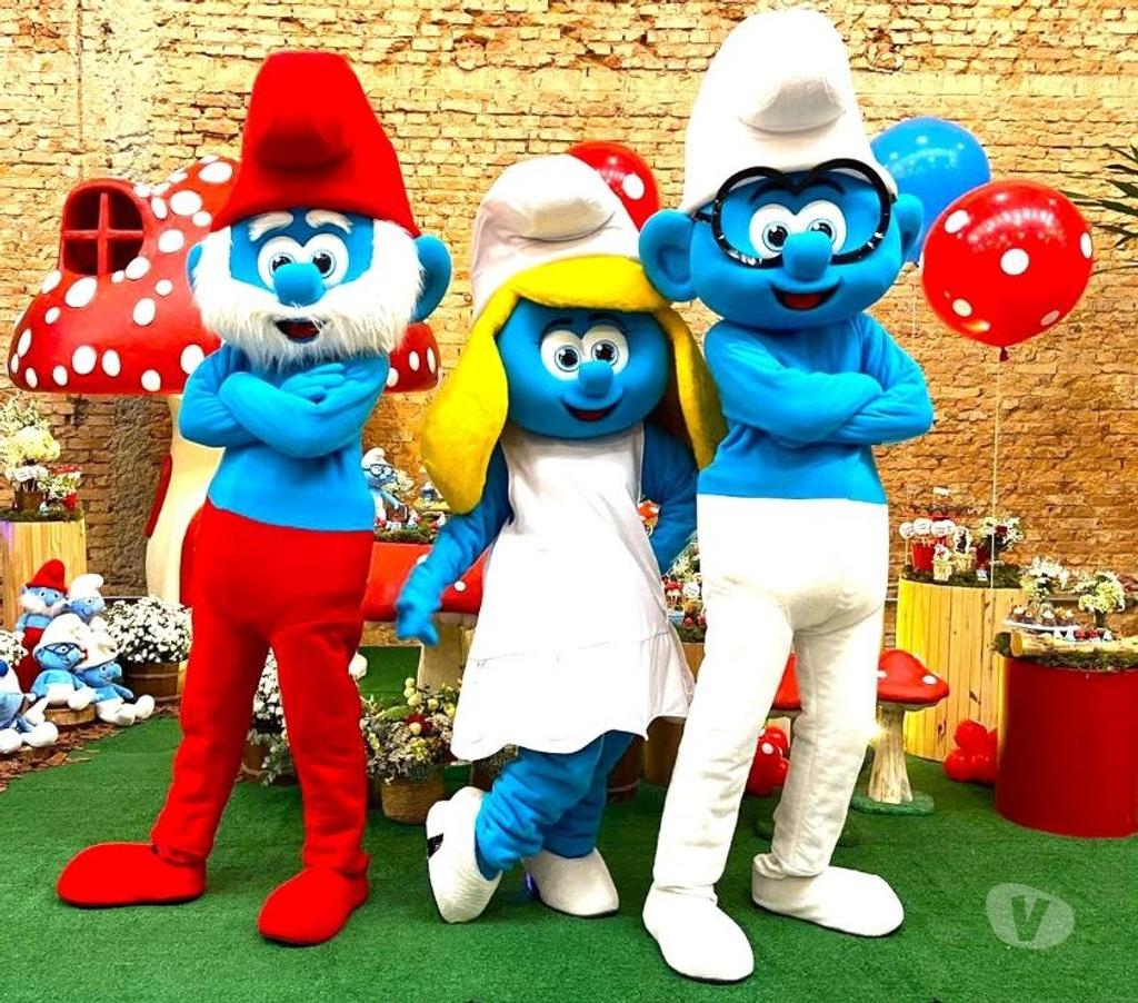 Serviços para eventos Sao Paulo SP Tatuapé - Fotos para Os Smurfs cover personagens vivos festa infantil