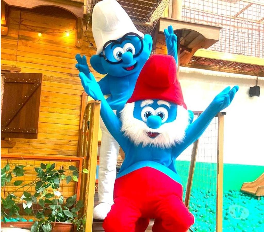 Serviços para eventos Sao Paulo SP Tatuapé - Fotos para Os Smurfs cover personagens vivos festa infantil