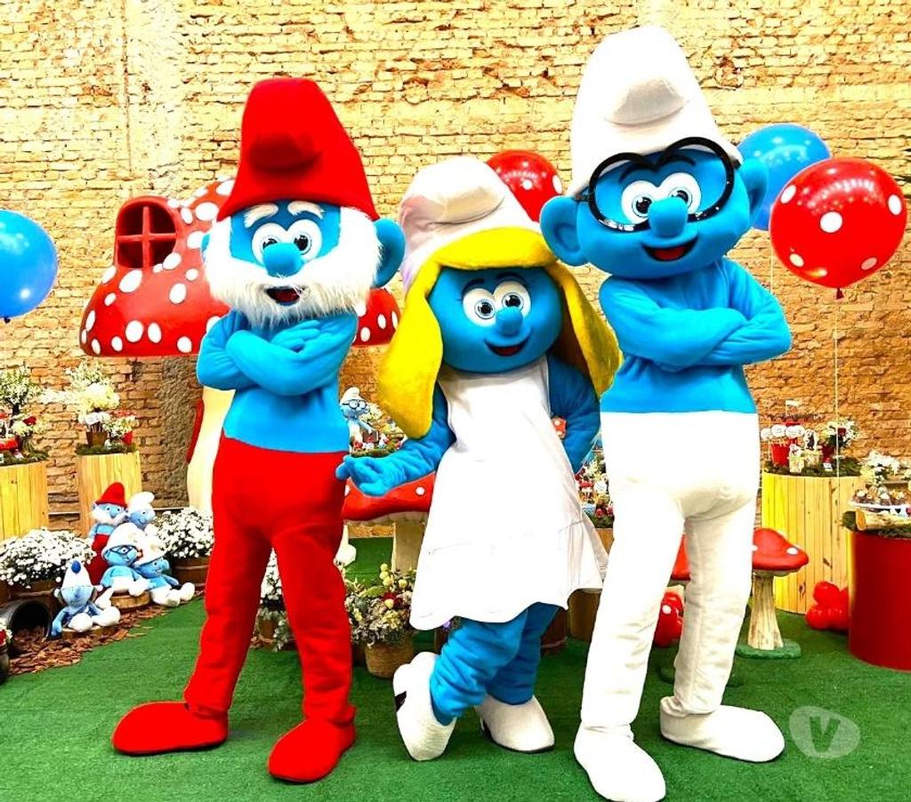 Serviços para eventos Sao Paulo SP Tatuapé - Fotos para Os Smurfs cover personagens vivos festa infantil