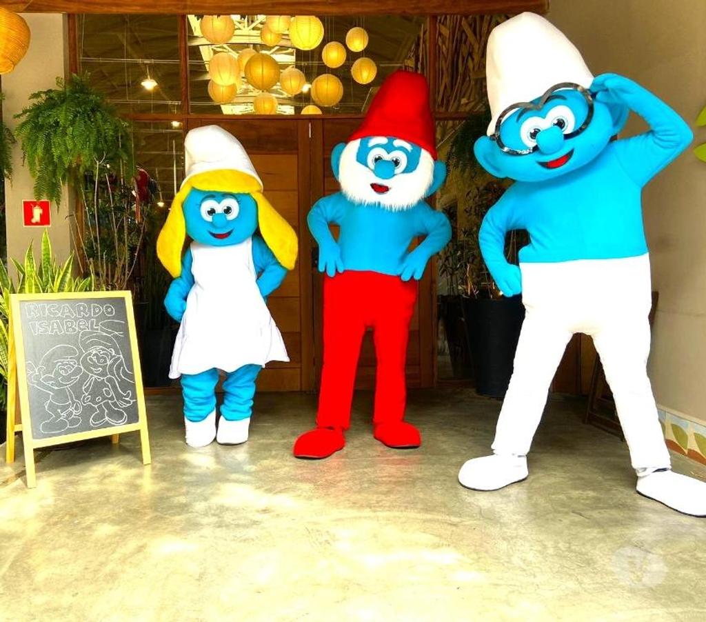 Serviços para eventos Sao Paulo SP Tatuapé - Fotos para Os Smurfs cover personagens vivos festa infantil