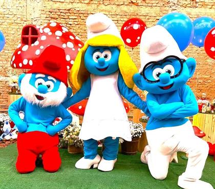 Serviços para Eventos Tatuapé Sao Paulo SP - Fotos para Os Smurfs cover personagens vivos festa infantil