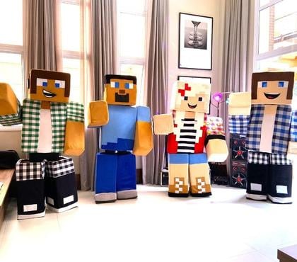 Serviços para Eventos Tatuapé Sao Paulo SP - Fotos para Os Minecraft personagens vivos cover festa infantil