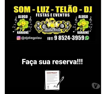 Serviços para eventos Set D Indt E Abastecimto Brasilia DF - images_alt_text Contrate Som, Luzes, DJ e Karaokê. Brasília DF