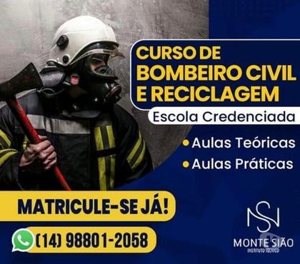 Capacitação profissional - Fotos para Curso de Bombeiro Civil