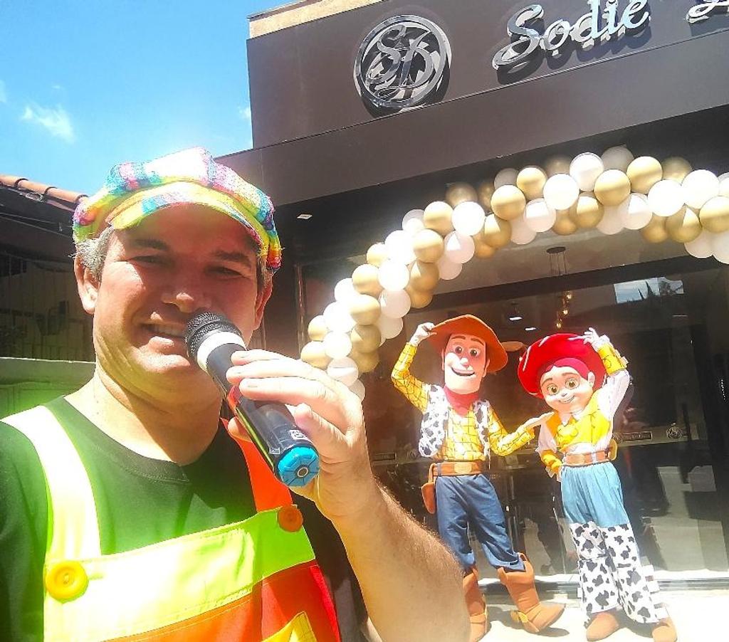 Serviços para eventos Sao Paulo SP Aricanduva - Fotos para Locutor Tio Ivan Inauguração Loja aniversário Locução