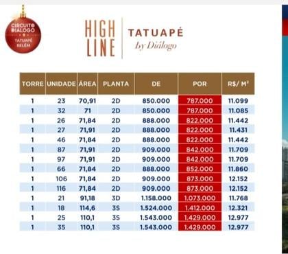 Lançamentos Imóveis Tatuapé Sao Paulo SP - Fotos para High Line Tatuapé 71-91m-110m - Promocional