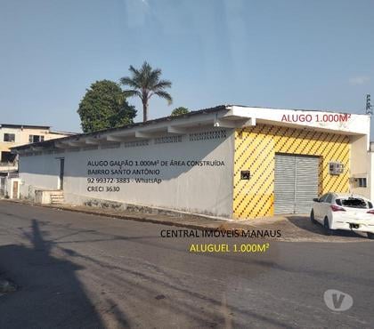 Alguel Sala Comercial - Fotos para Aluguel de Galpão 500m² próximo ao Centro de Manaus.