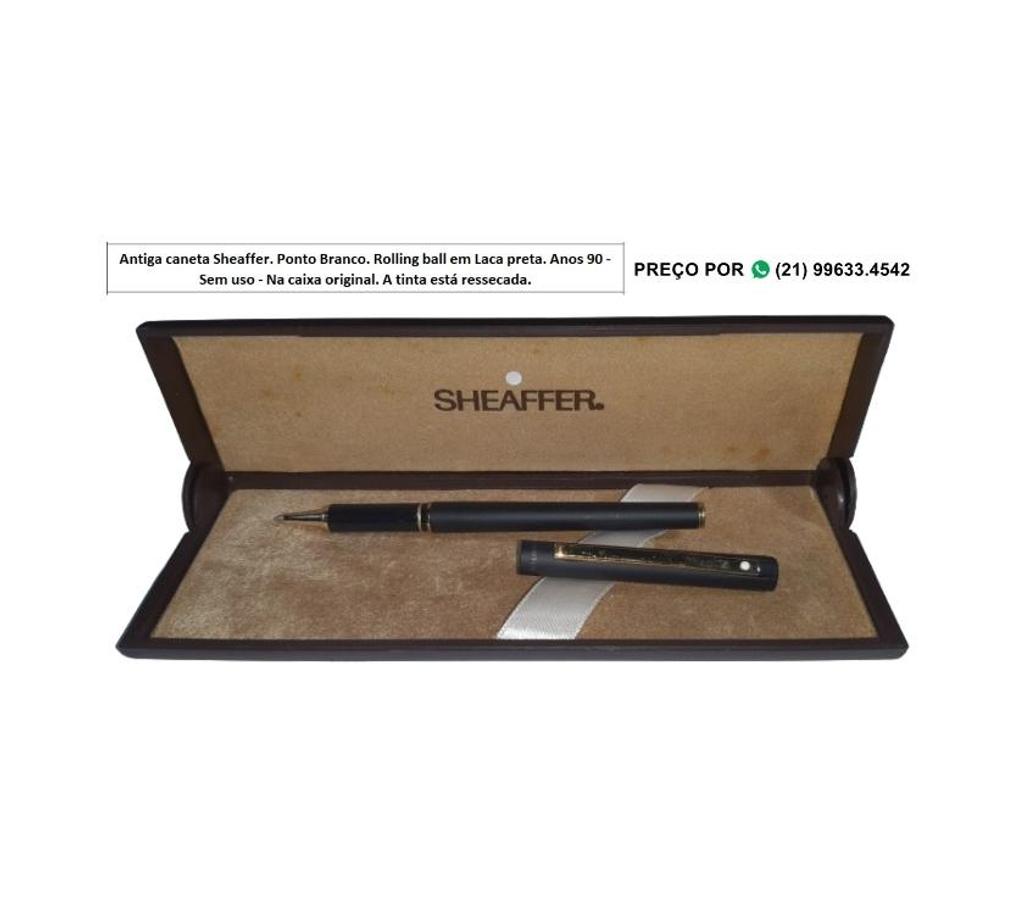 Diversos Niteroi RJ - Fotos para caneta Sheaffer Antiga. Ponto Branco. Rolling ball em Laca