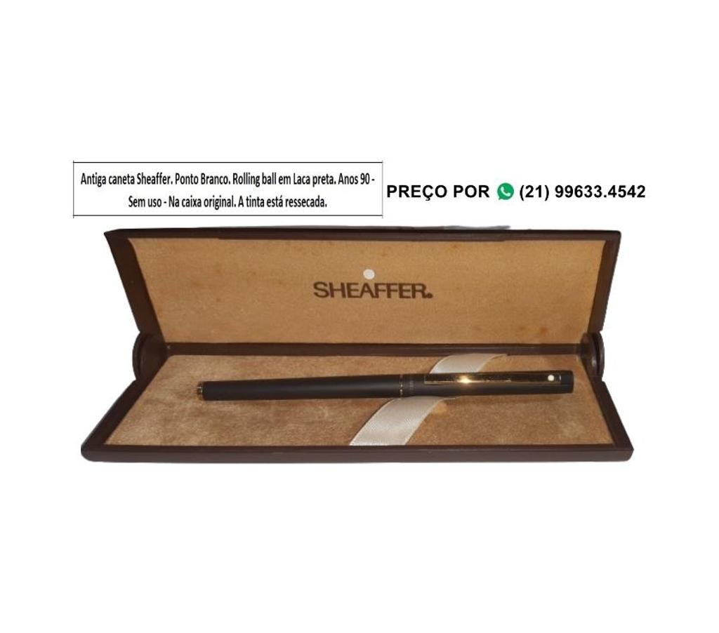 Diversos Niteroi RJ - Fotos para caneta Sheaffer Antiga. Ponto Branco. Rolling ball em Laca