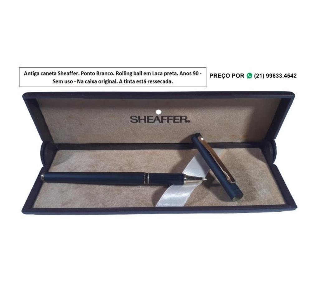 Diversos Niteroi RJ - Fotos para caneta Sheaffer Antiga. Ponto Branco. Rolling ball em Laca