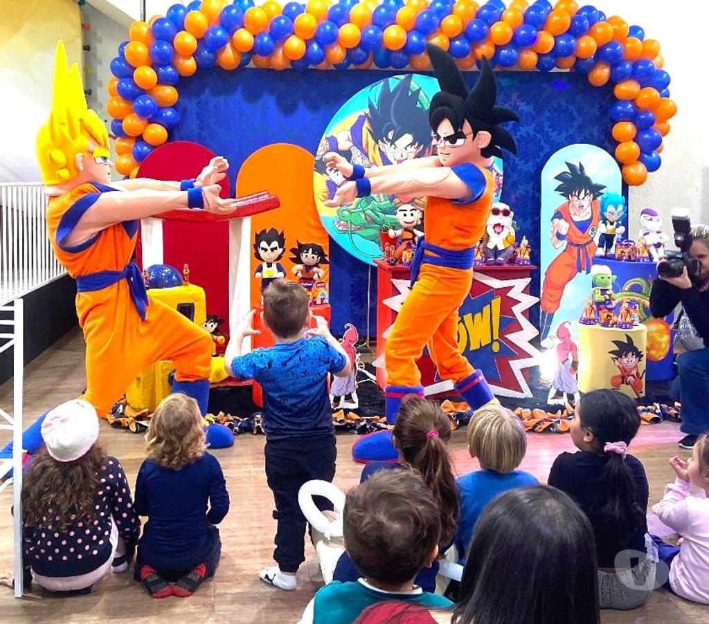 Serviços para eventos Sao Paulo SP Tatuapé - Fotos para Dragon Ball Z personagens vivos cover Goku Festa