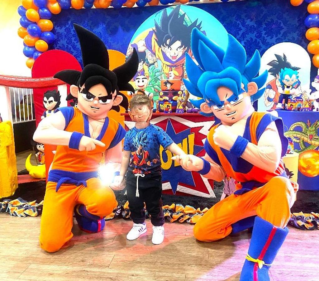 Serviços para eventos Sao Paulo SP Tatuapé - Fotos para Dragon Ball Z personagens vivos cover Goku Festa