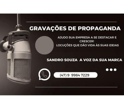 Outros serviços - Fotos para Locutor propaganda gravações marketing