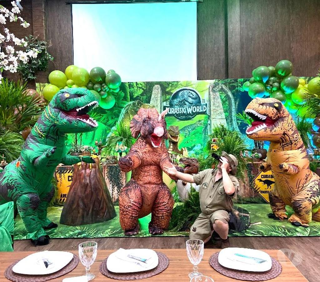 Serviços para eventos Sao Paulo SP Mooca - images_alt_text Dinossauros personagens vivos cover animação festas
