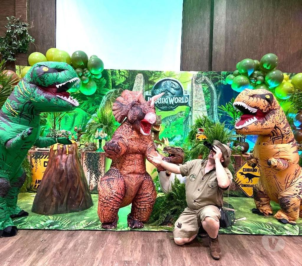 Serviços para eventos Sao Paulo SP Mooca - images_alt_text Dinossauros personagens vivos cover animação festas