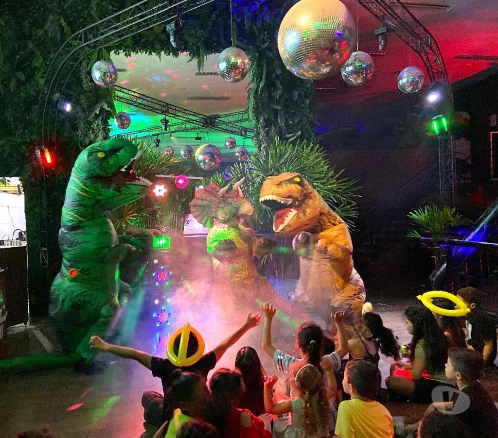 Serviços para eventos Sao Paulo SP Mooca - images_alt_text Dinossauros personagens vivos cover animação festas