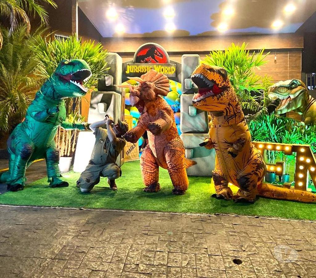 Serviços para eventos Sao Paulo SP Mooca - images_alt_text Dinossauros personagens vivos cover animação festas