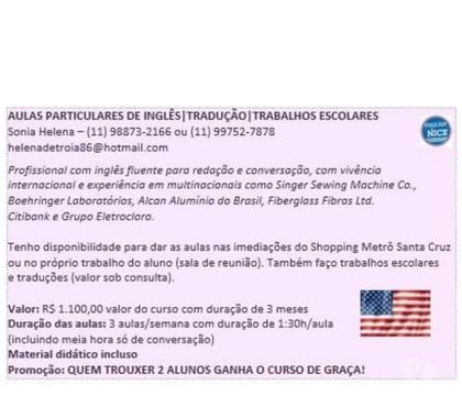 Cursos de idiomas Vila Mariana Sao Paulo SP - Fotos para aulas de inglês - vou até você
