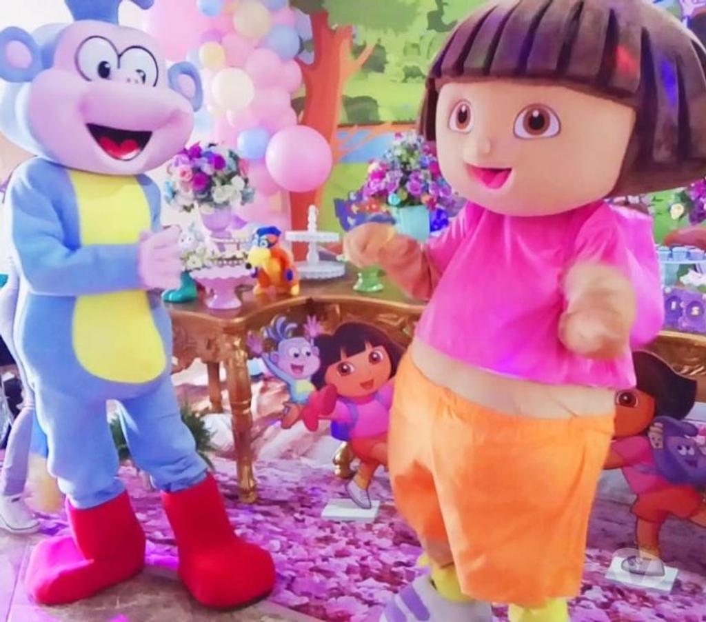 Serviços para eventos Sao Paulo SP Ipiranga - Fotos para Dora Aventureira botas personagens vivos cover animação