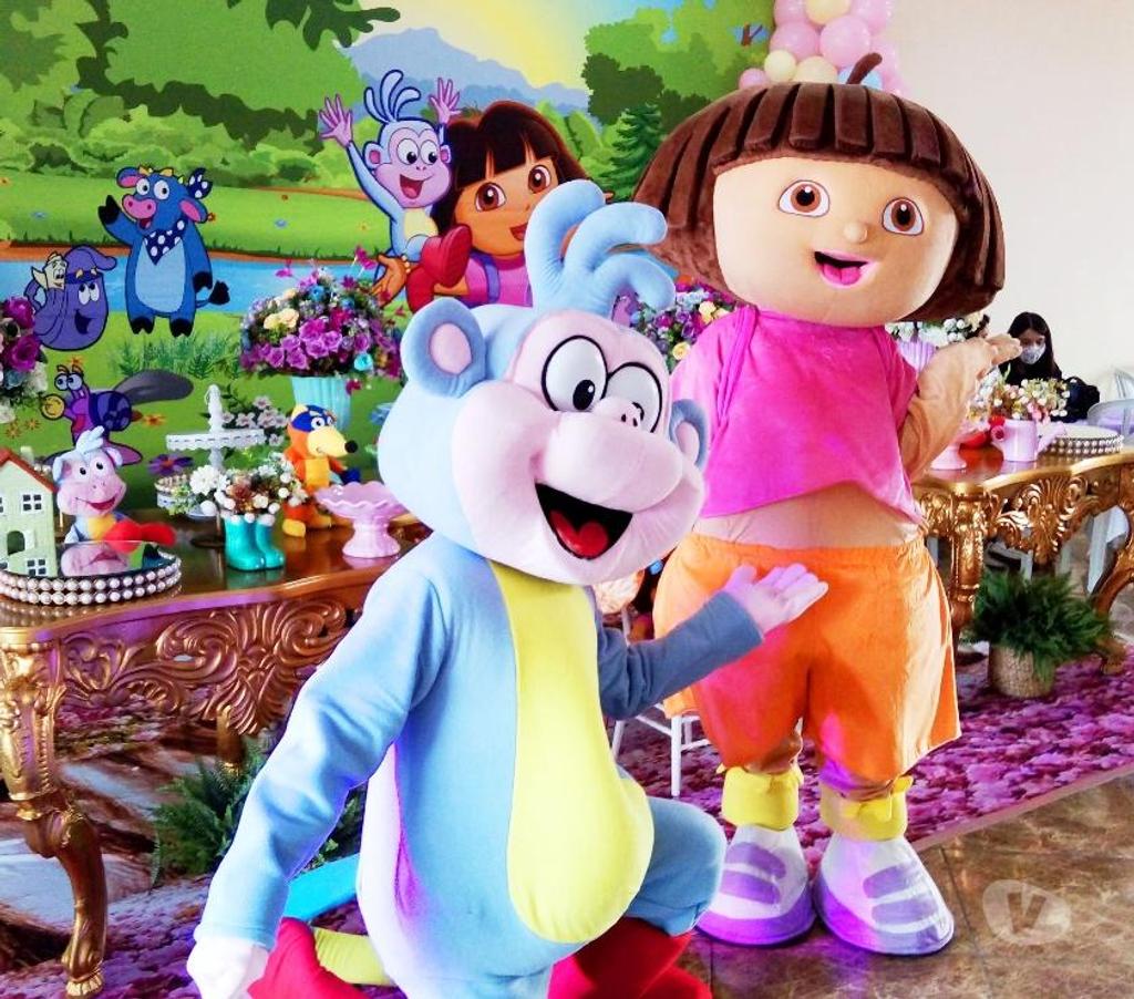 Serviços para eventos Sao Paulo SP Ipiranga - Fotos para Dora Aventureira botas personagens vivos cover animação