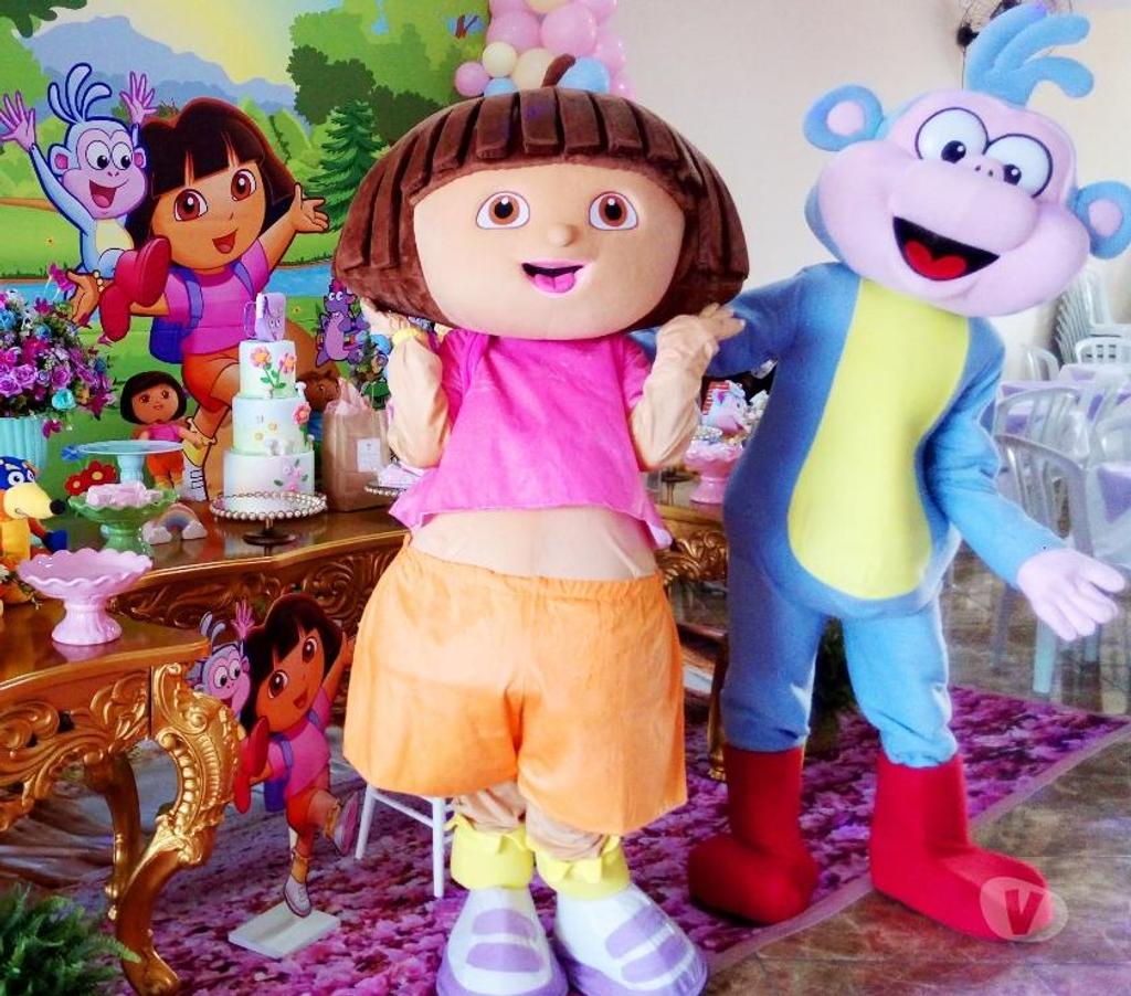 Serviços para eventos Sao Paulo SP Ipiranga - Fotos para Dora Aventureira botas personagens vivos cover animação