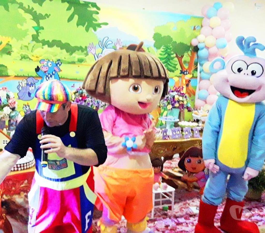 Serviços para eventos Sao Paulo SP Ipiranga - Fotos para Dora Aventureira botas personagens vivos cover animação