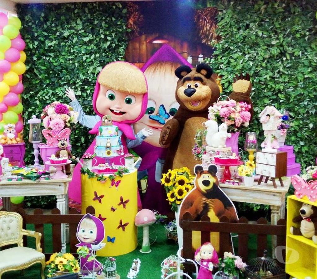 Serviços para eventos Sao Paulo SP Mooca - Fotos para Masha e Urso personagens vivos cover Festa Infantil