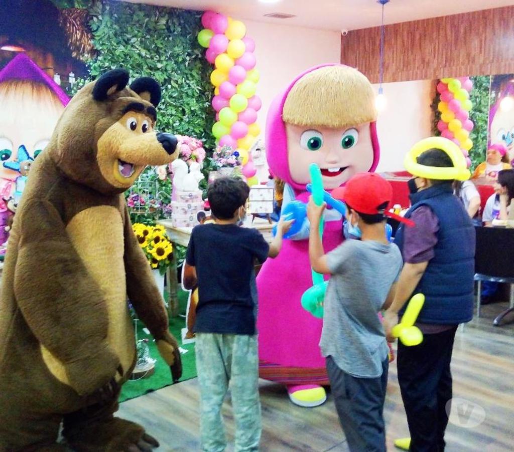 Serviços para eventos Sao Paulo SP Mooca - Fotos para Masha e Urso personagens vivos cover Festa Infantil