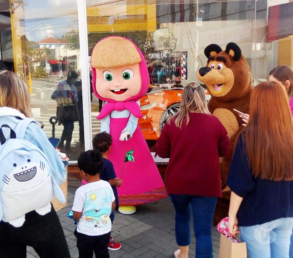 Serviços para eventos Sao Paulo SP Mooca - Fotos para Masha e Urso personagens vivos cover Festa Infantil