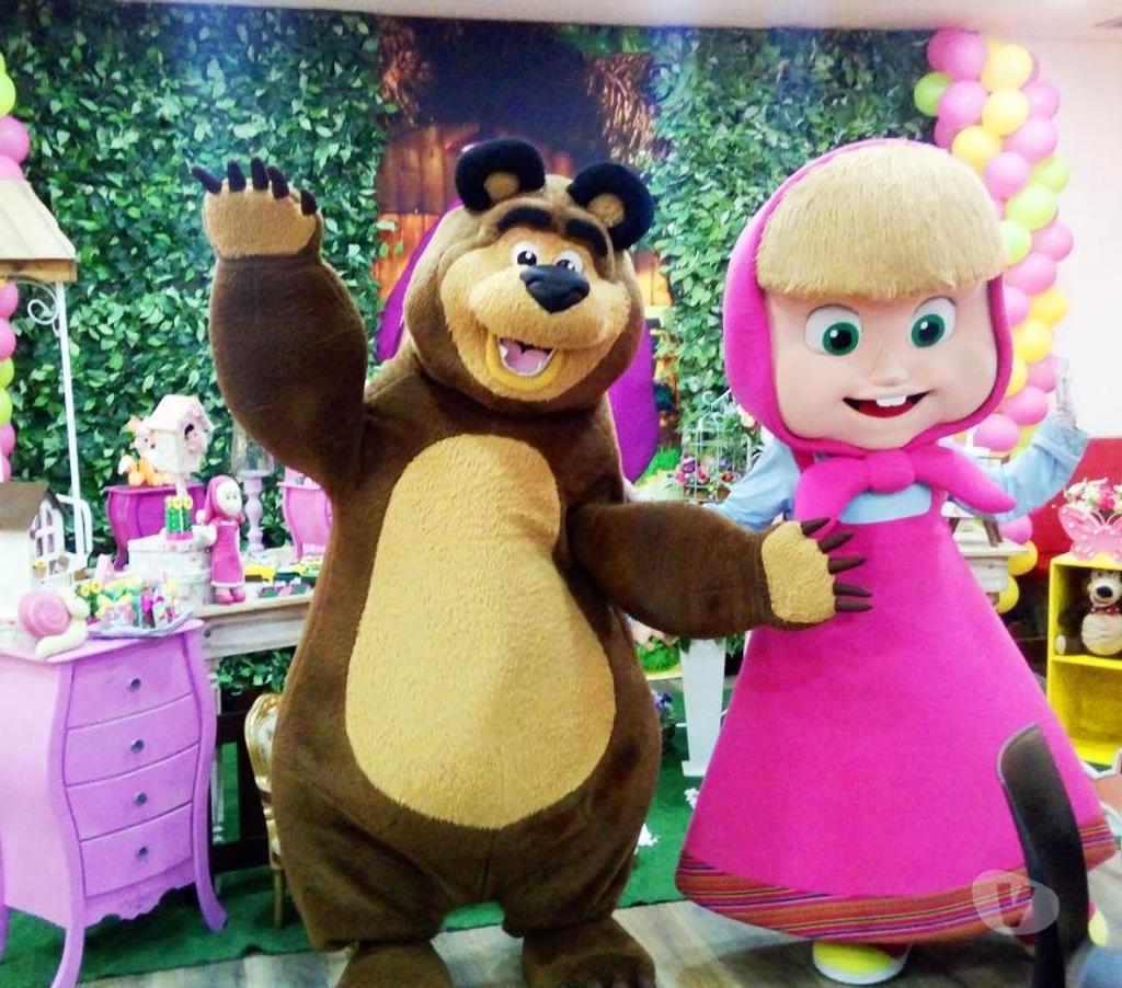 Serviços para eventos Sao Paulo SP Mooca - Fotos para Masha e Urso personagens vivos cover Festa Infantil