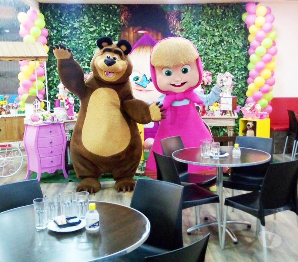 Serviços para eventos Sao Paulo SP Mooca - Fotos para Masha e Urso personagens vivos cover Festa Infantil