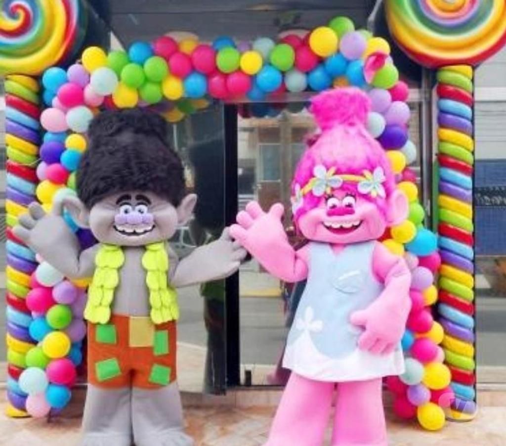 Serviços para eventos Sao Paulo SP Itaquera - Fotos para Personagens vivos Trolls cover animação festa infantil