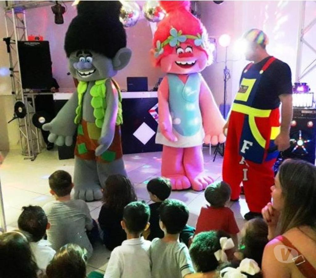 Serviços para eventos Sao Paulo SP Itaquera - Fotos para Personagens vivos Trolls cover animação festa infantil
