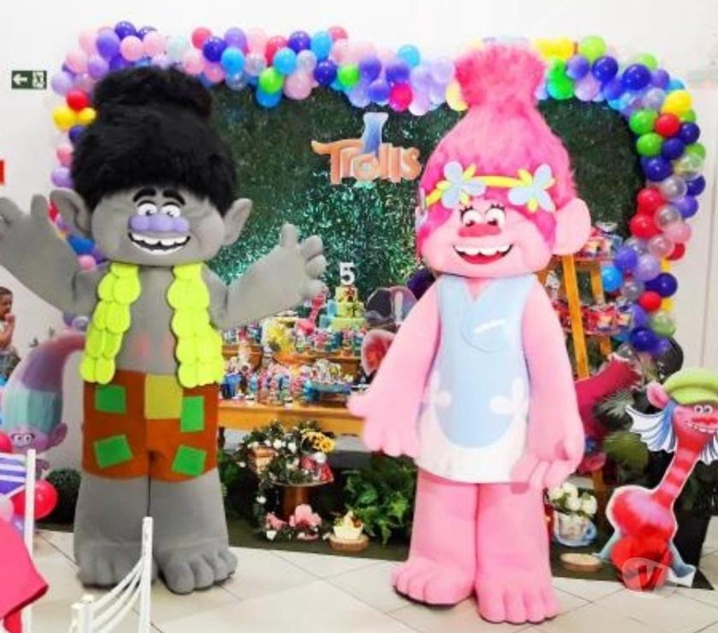 Serviços para eventos Sao Paulo SP Itaquera - Fotos para Personagens vivos Trolls cover animação festa infantil
