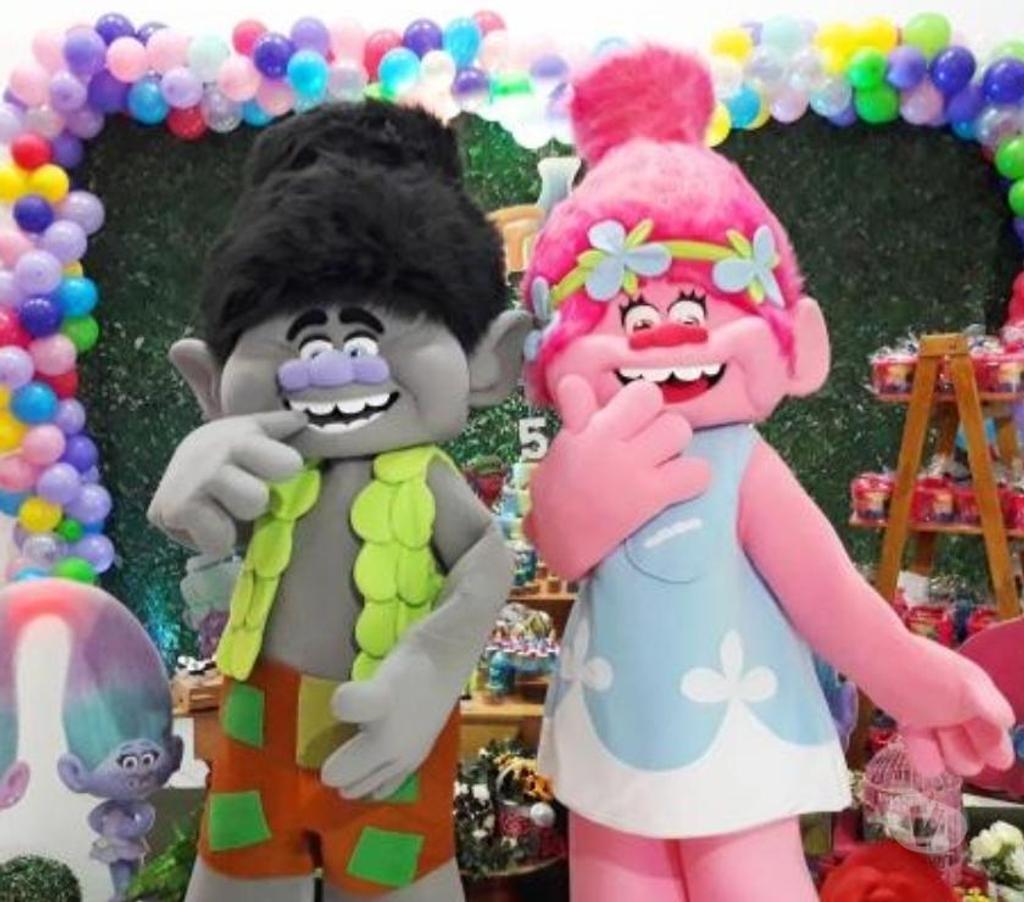 Serviços para eventos Sao Paulo SP Itaquera - Fotos para Personagens vivos Trolls cover animação festa infantil