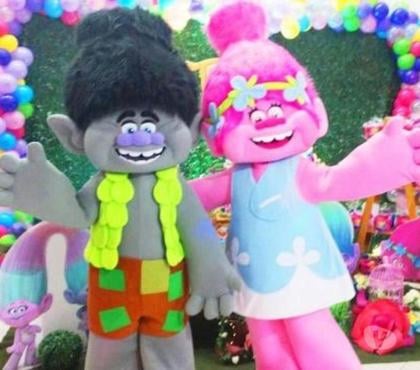 Serviços para eventos Itaquera Sao Paulo SP - Fotos para Personagens vivos Trolls cover animação festa infantil