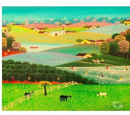 Venda Decoração Sé, São Paulo Sao Paulo SP - images_alt_text ROBSON BARROS TEMA COLHEITA DE ALGODÃO MEDIDA 50X40