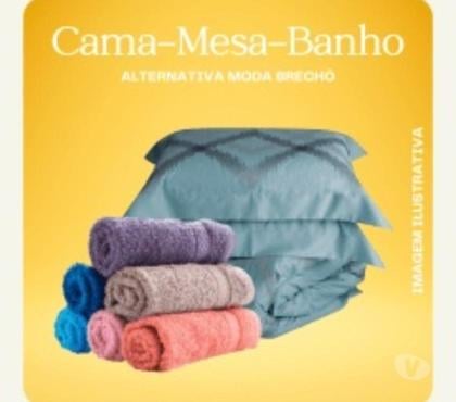 Roupas e Acessórios - Fotos para Lote de Cama Mesa Banho Usados para Brechós e Bazares