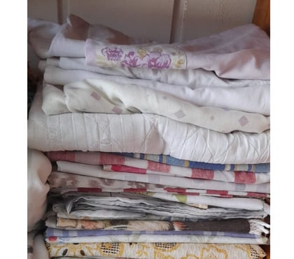 Roupas e Acessórios - Fotos para Lote de Cama Mesa Banho Usados para Brechós e Bazares