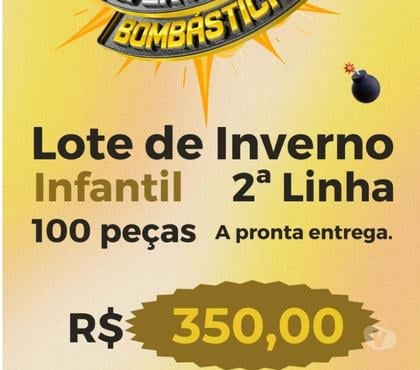 Roupas e Acessórios - Fotos para Lote Blusas Inverno Infantil Usadas para Brechós