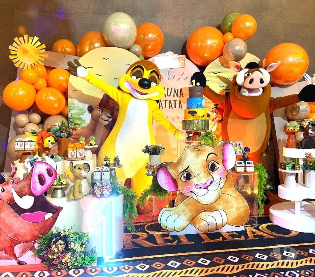 Serviços para eventos Sao Paulo SP Mooca - Fotos para Pumba Rei Leão Timão personagens vivos Hakuna Matata