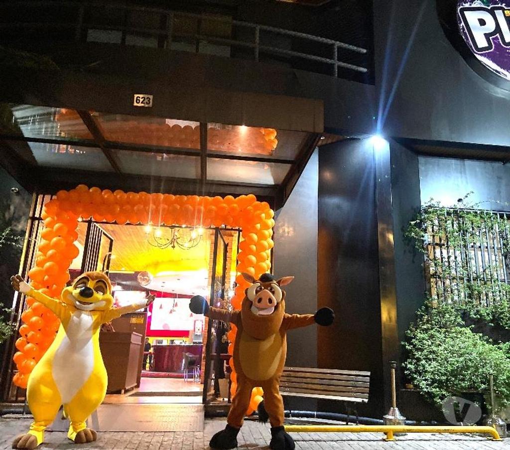 Serviços para eventos Sao Paulo SP Mooca - Fotos para Pumba Rei Leão Timão personagens vivos Hakuna Matata