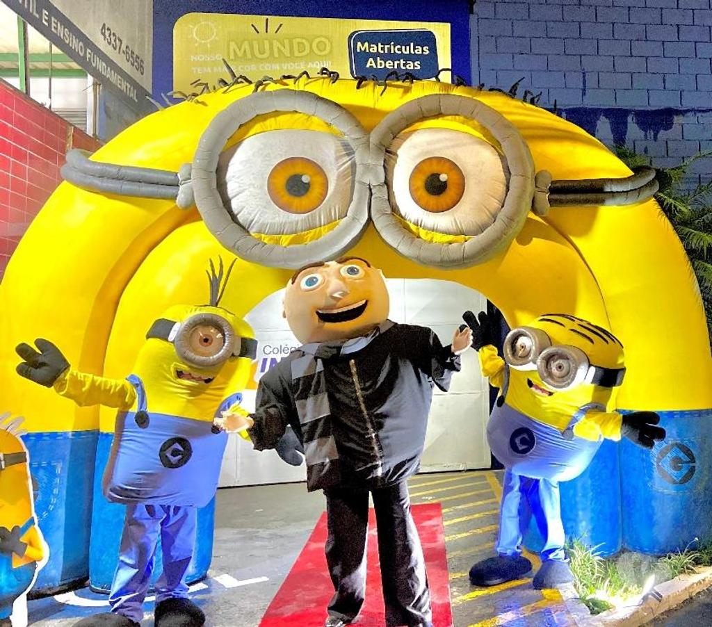 Serviços para eventos Sao Paulo SP Tatuapé - Fotos para Personagens vivos Minions cover Escola animação
