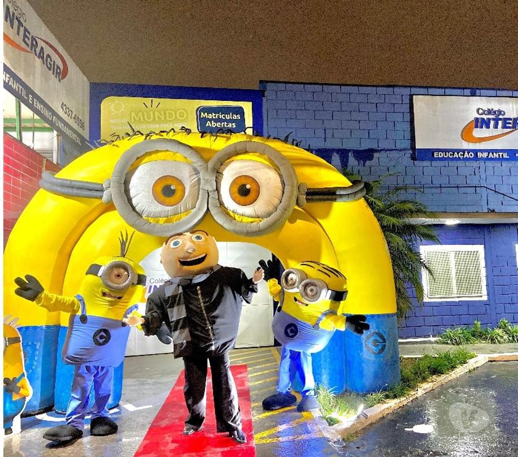 Serviços para eventos Sao Paulo SP Tatuapé - Fotos para Personagens vivos Minions cover Escola animação